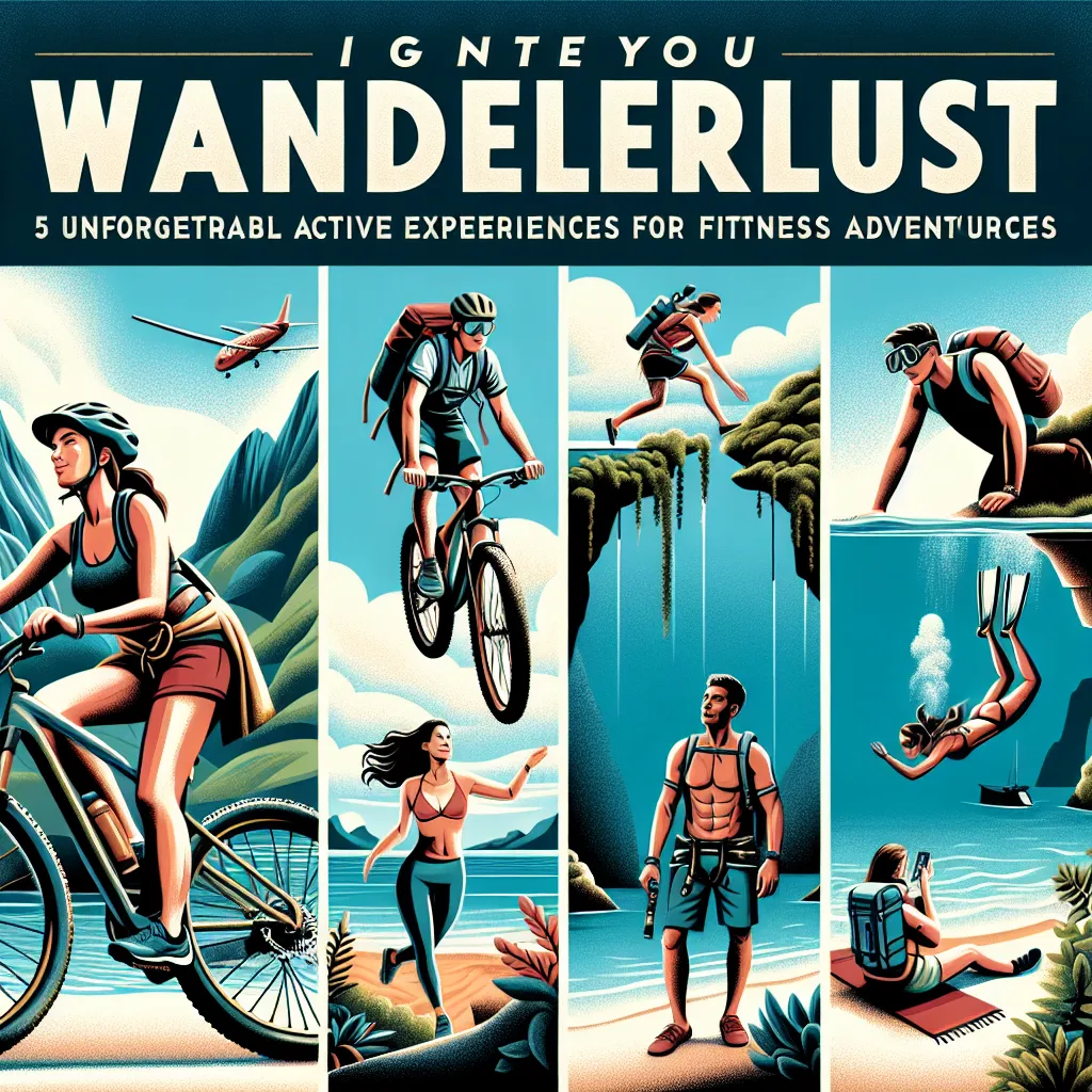 Ignite Your Wanderlust: 5 Unforgettable Active Travel Experiences for Fitness Adventurers