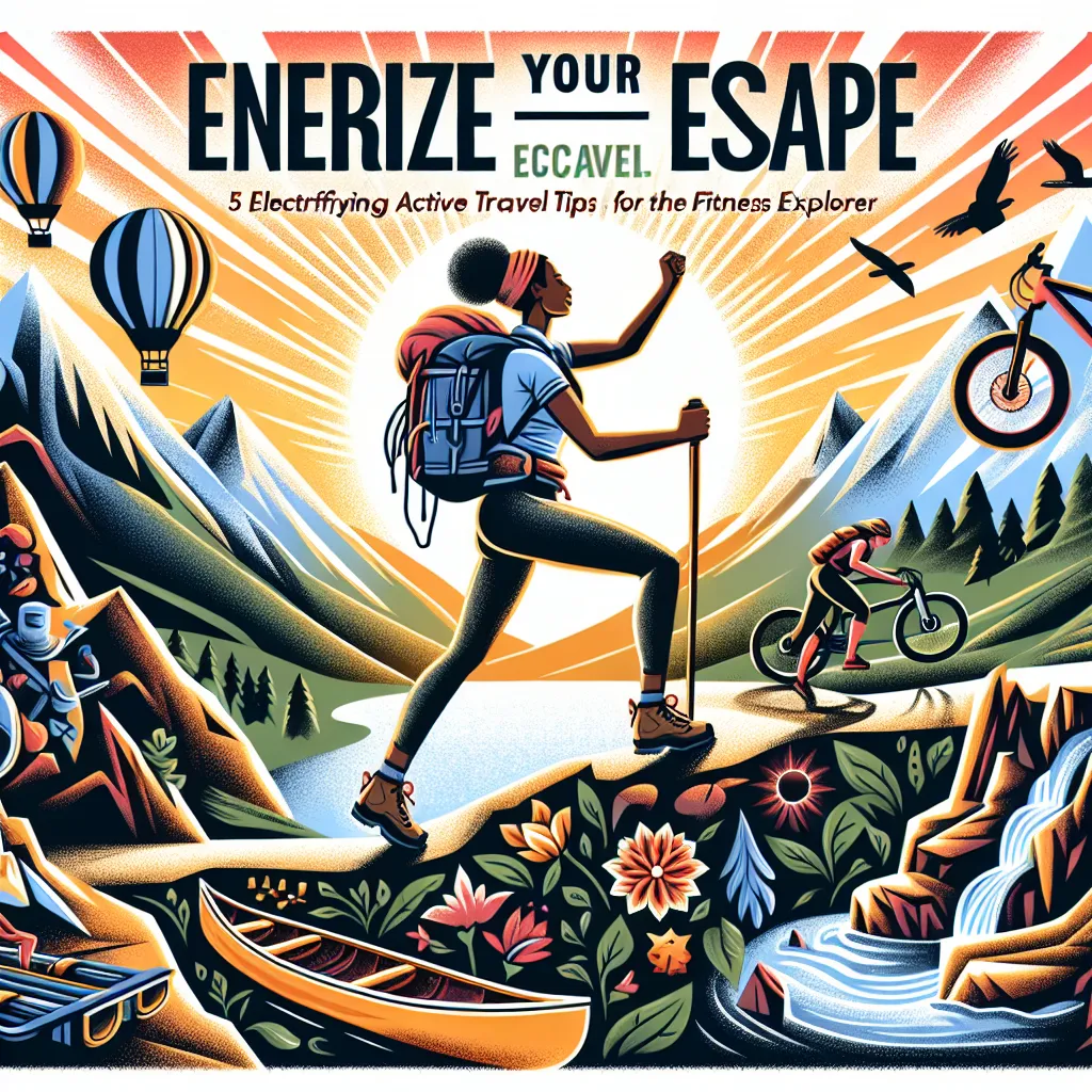 Energize Your Escape: 5 Electrifying Active Travel Tips for the Fitness Explorer